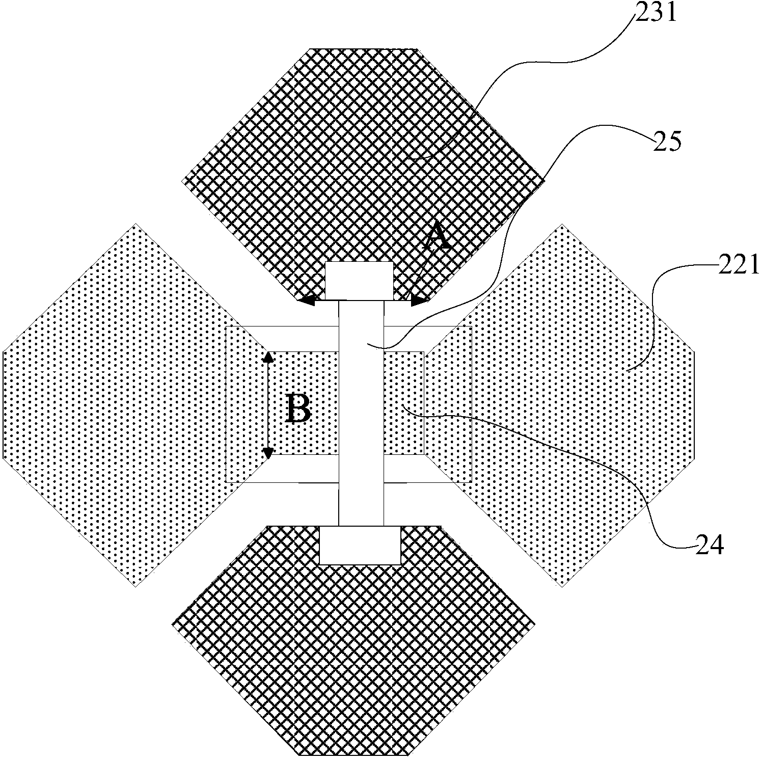 Touch electrode structure and touch screen