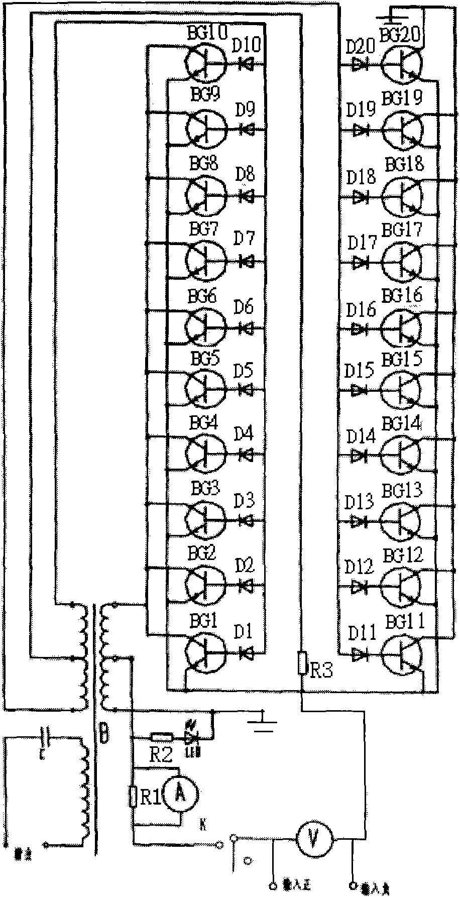 Sound generator for trapping carps