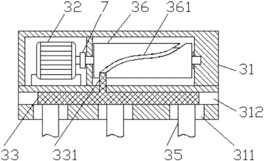 Novel chemical fiber equipment spare part cleaning machine