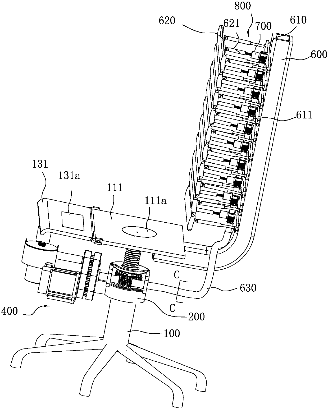 Intelligent adjustable chair