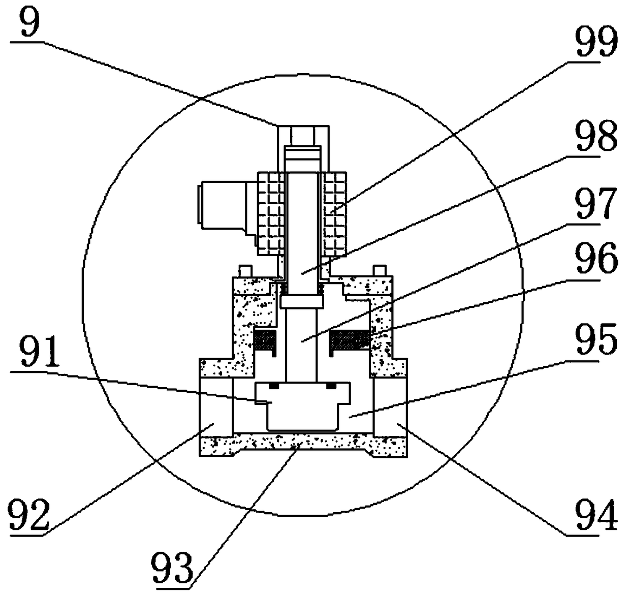 Novel automatic material stirring device