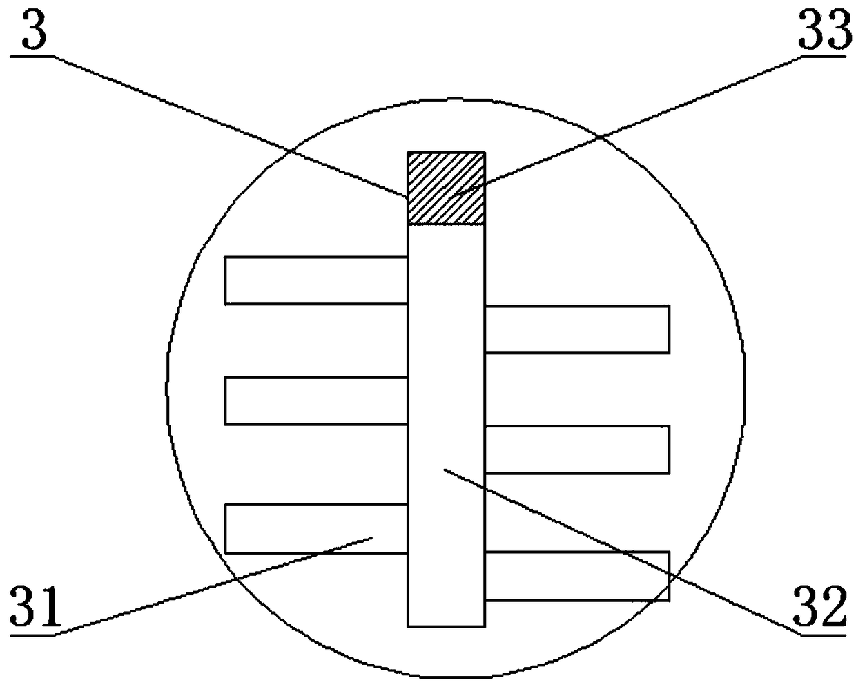 Novel automatic material stirring device