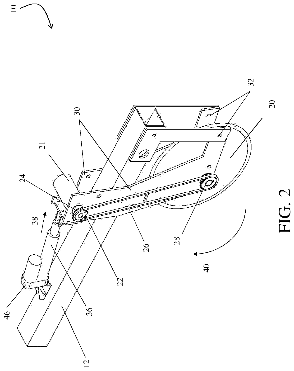 Modular device for cutting cover crop residue