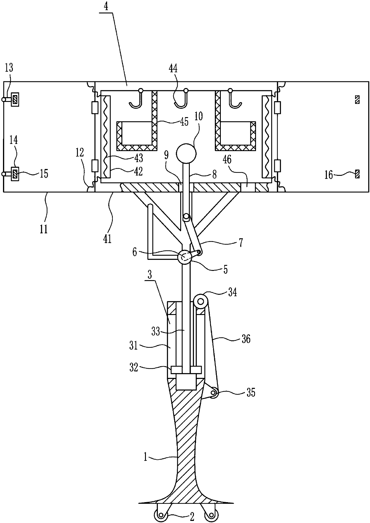 Blood-transfusion assisting equipment convenient for pressurization and heating and used for hematology department