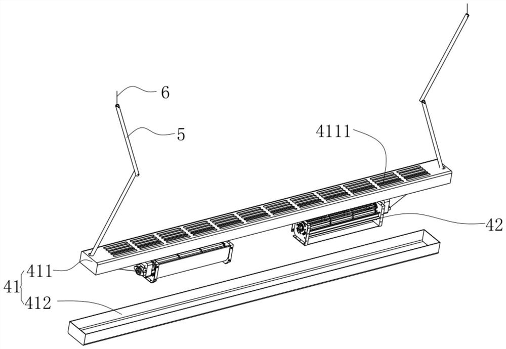 Electric clothes airing machine with folding mechanism and drying module