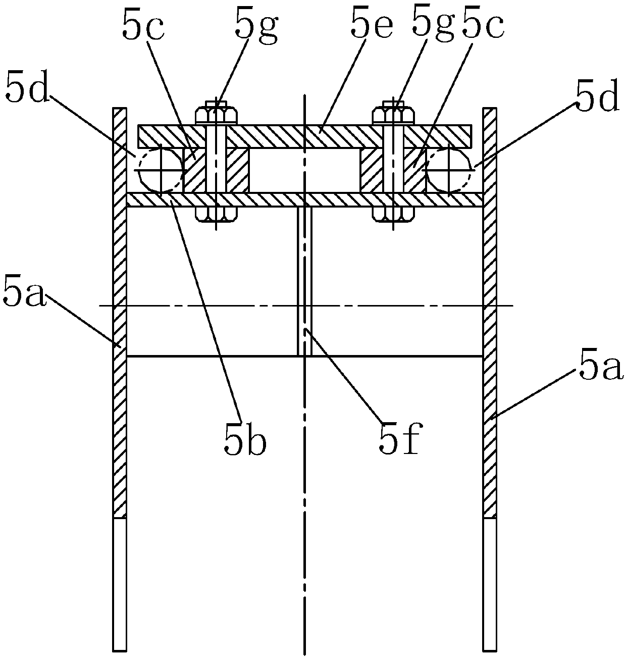 A suspension rope fixing structure of beam pumping unit