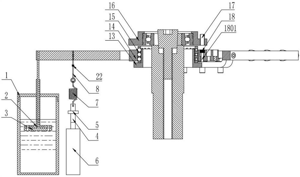 Axial loading device for bearing test