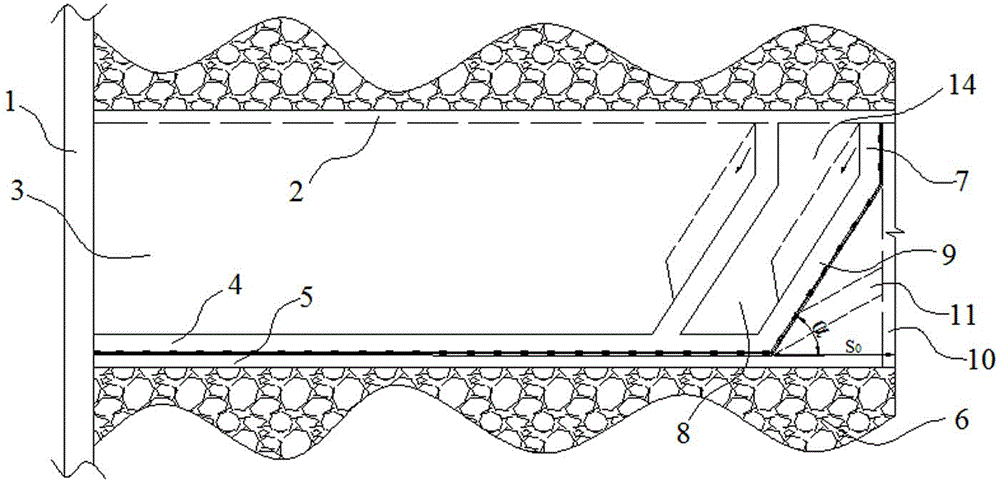 Method for partial recovery of residual coal from wide coal pillar