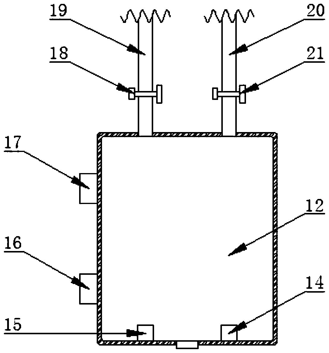 Irrigation fertilization system based on cloud computing technology