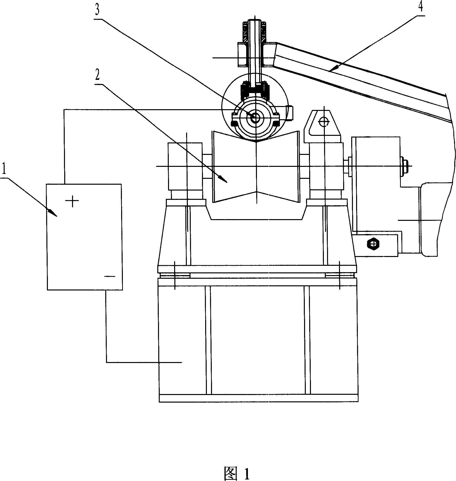 Electric perforating method of seamless tube blank