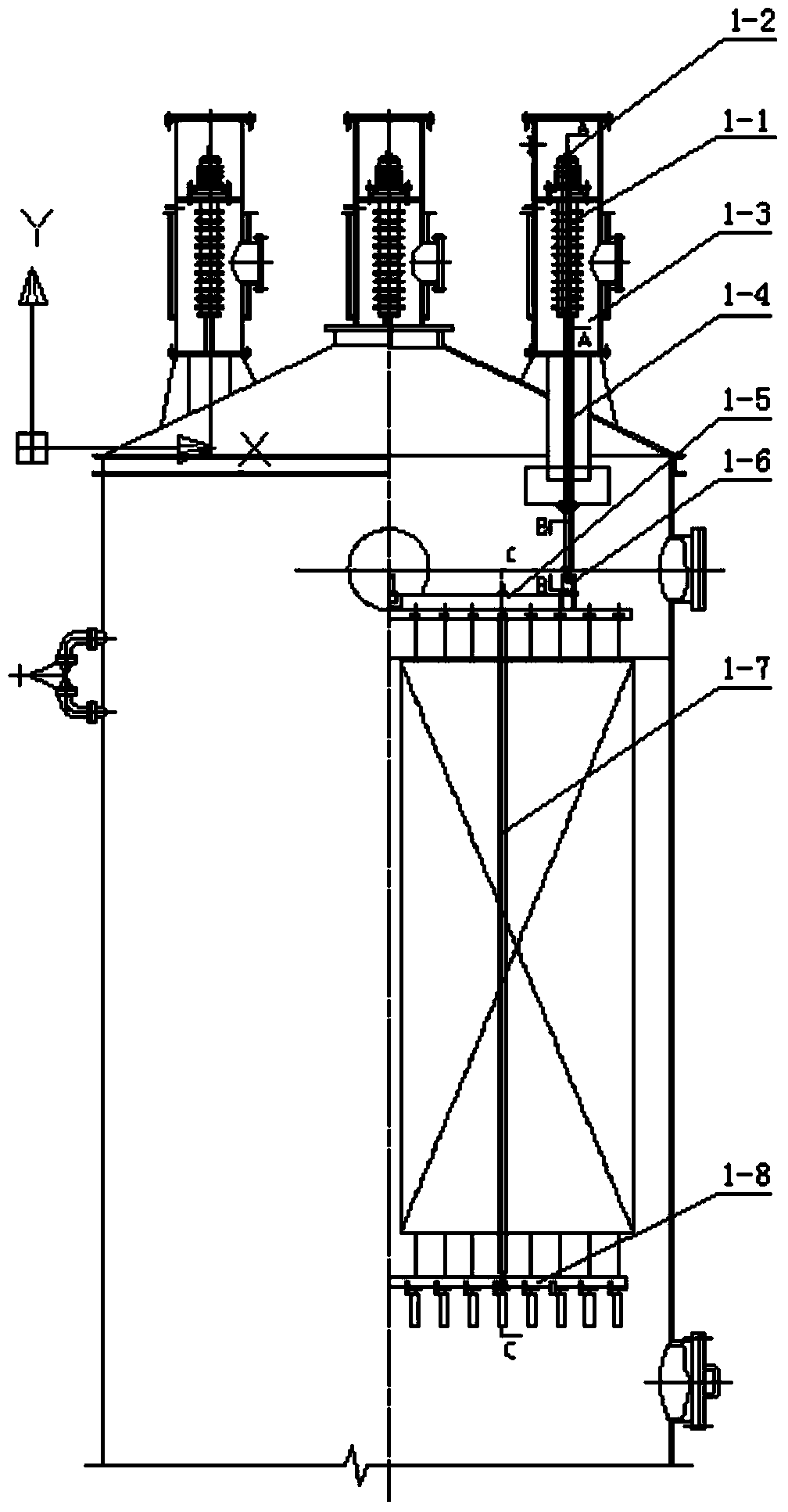 Honeycomb electrofilter with high flow rate