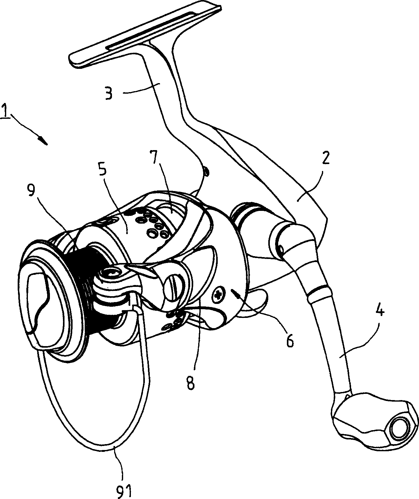 Sound line shell for reel