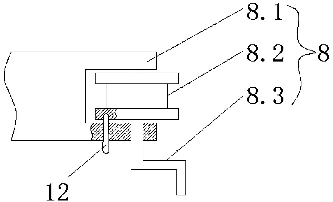 Auxiliary supporting device for communication engineering