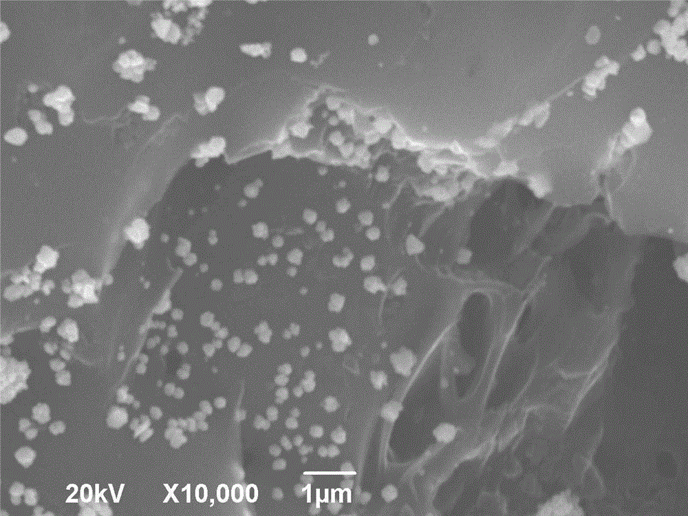 High nanometer sliver loading active carbon and preparation method thereof