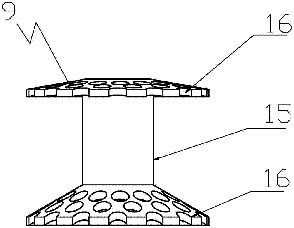 Automobile engine oil and gas separator