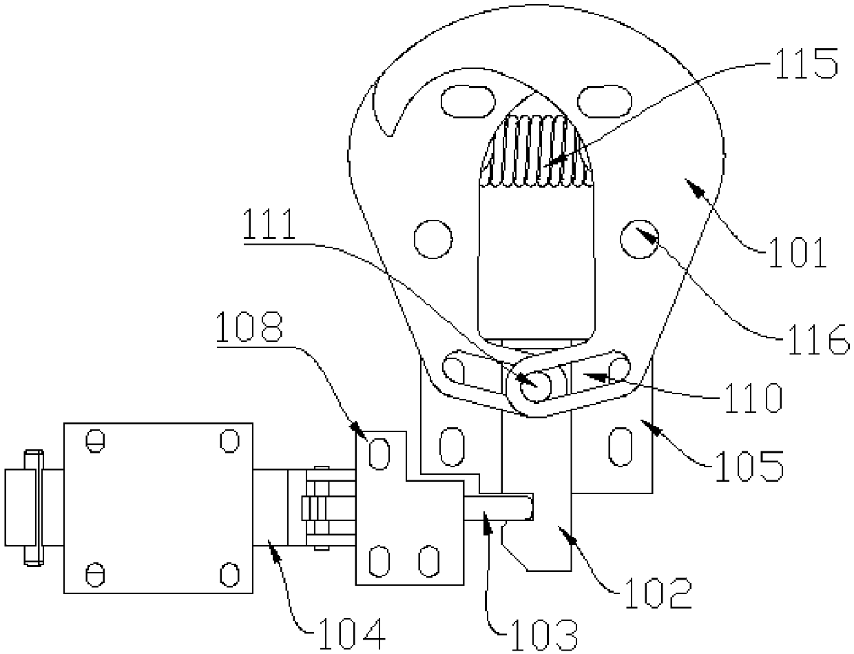 Anti-displacement trigger device and elevator speed limiter