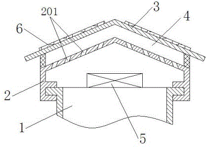 Electric cabinet for effectively delaying aging of electric element