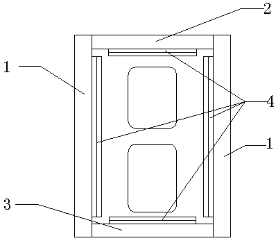 An easily disassembled and sound-insulated composite wooden door