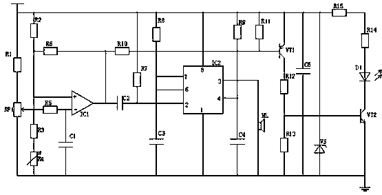 Automobile oil quantity monitoring alarm