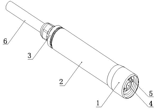 Underwater small radiation-resistant photographing device