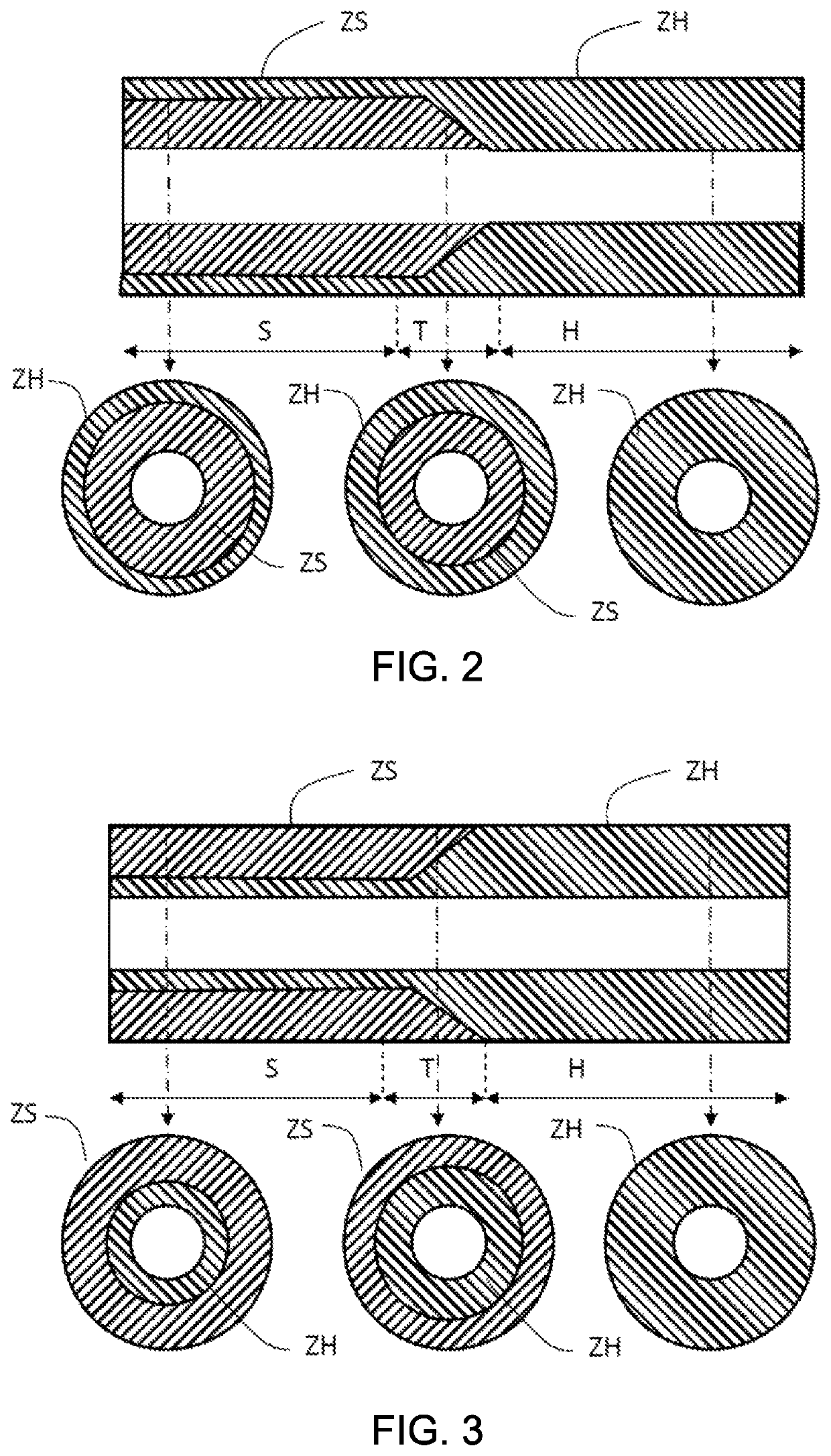 Urinary catheter with varying properties