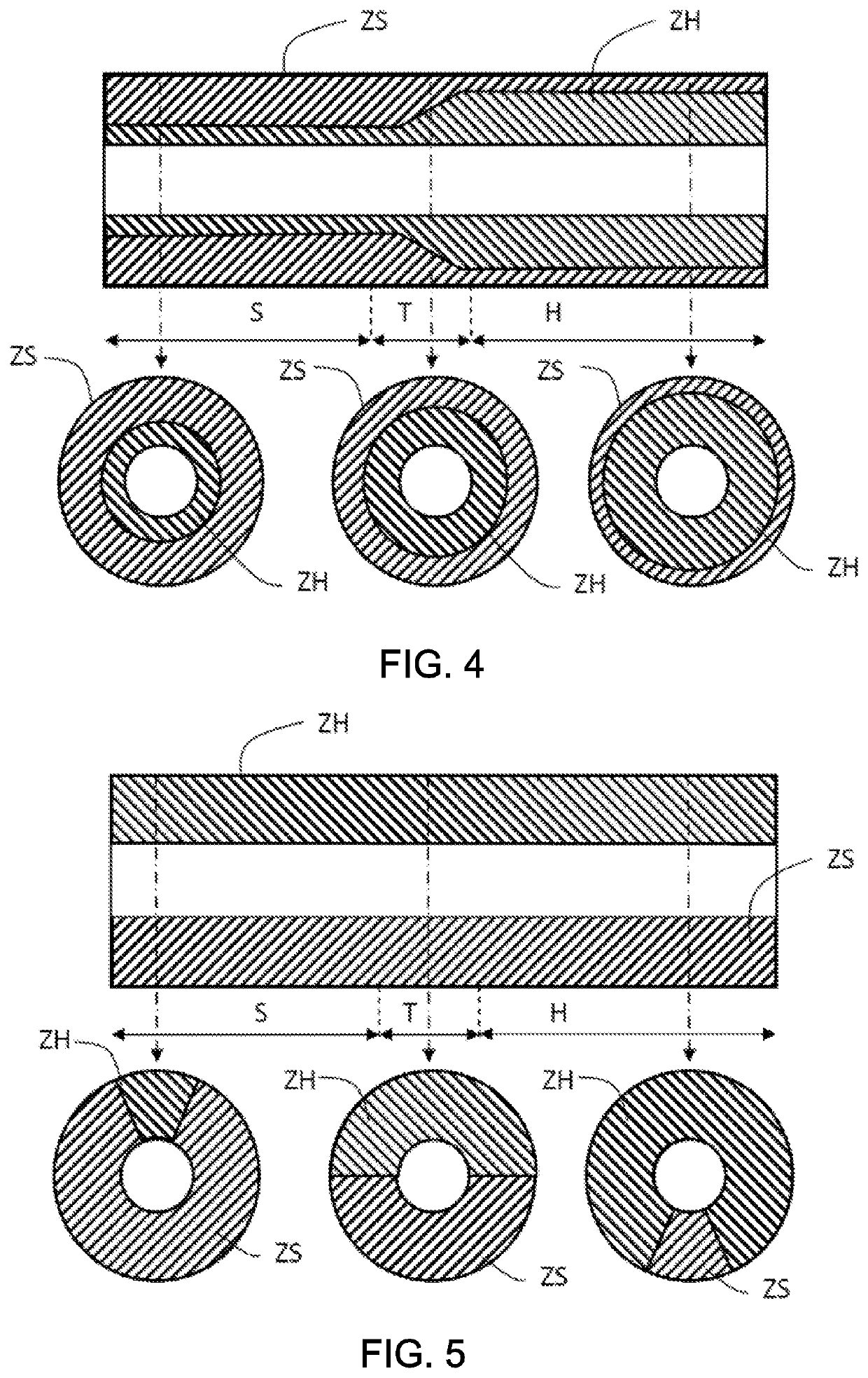 Urinary catheter with varying properties