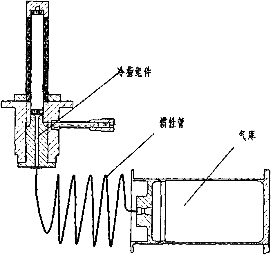 Integrated hot end phase adjusting structure of inertance-tube type pulse tube cooler and manufacturing method of phase adjusting structure