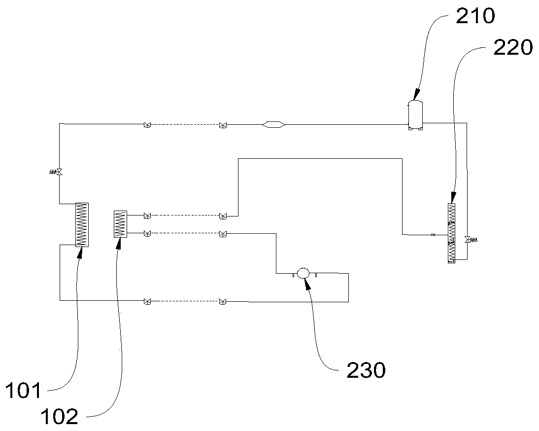 Four-tuyere fresh air heat pump dehumidifier device