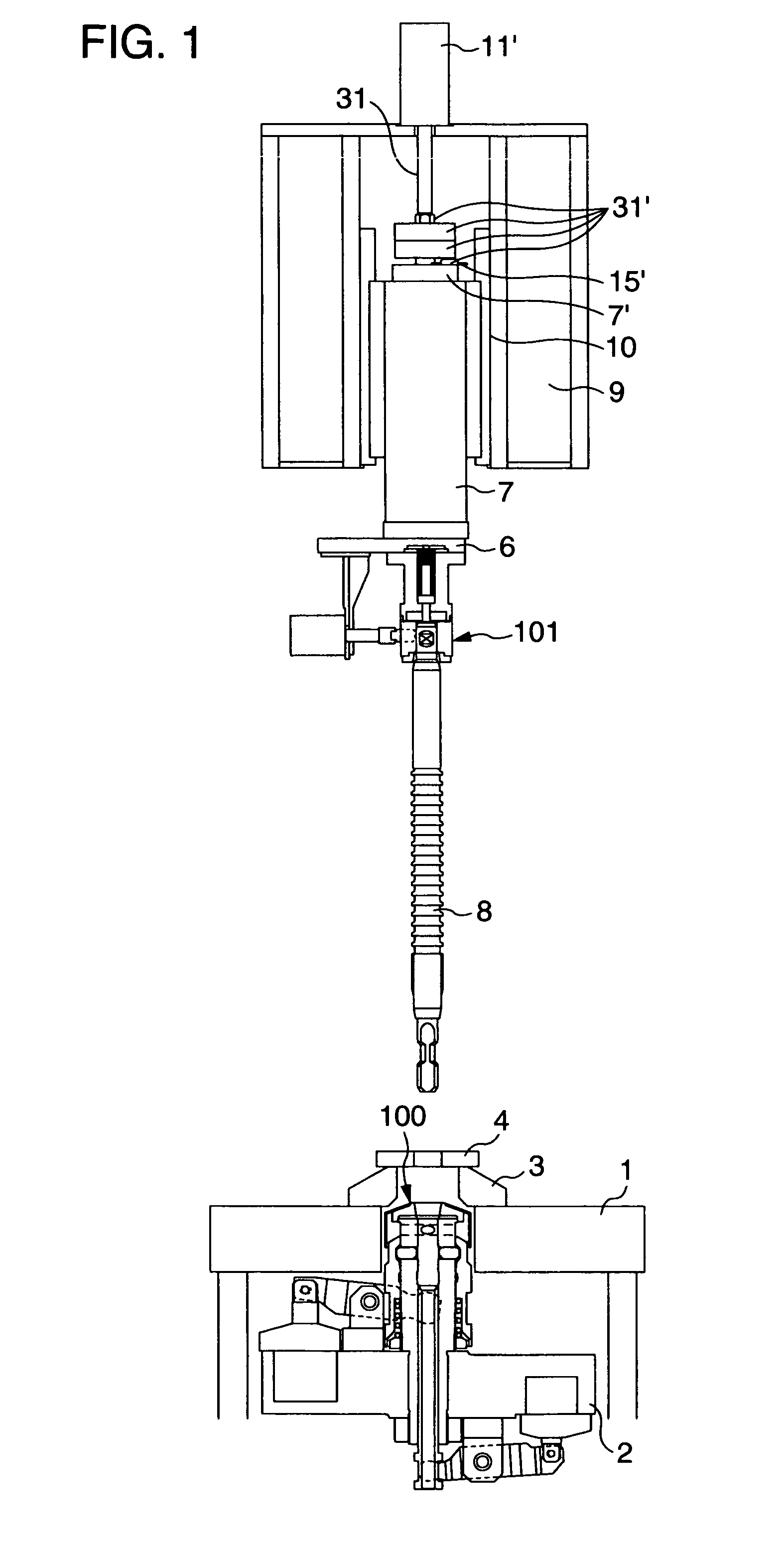 Internal broaching machine and internal broach