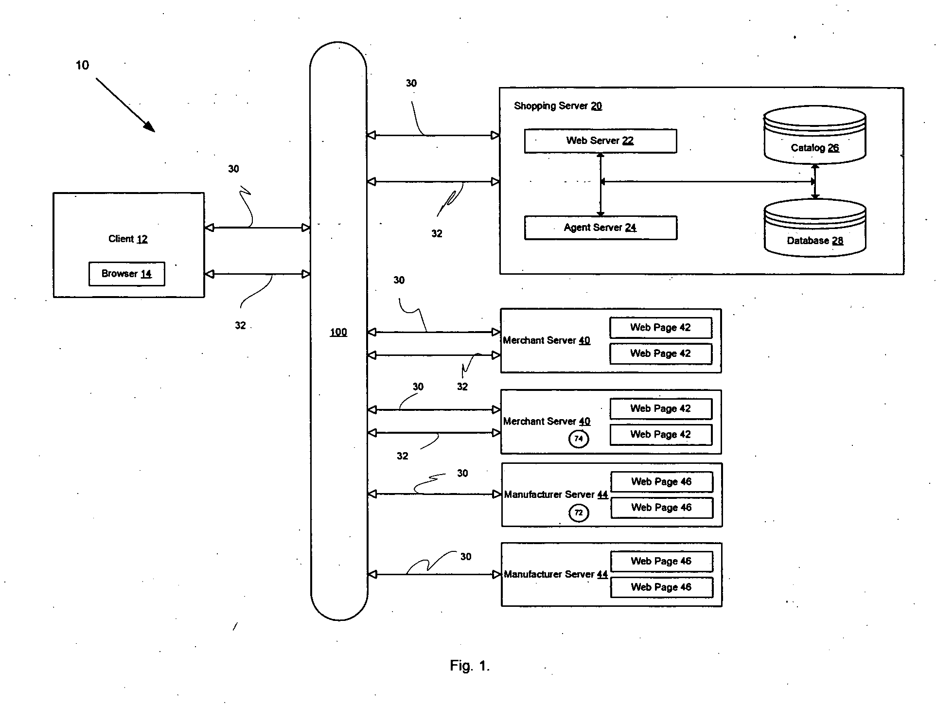 Content aggregation method and apparatus for on-line purchasing system