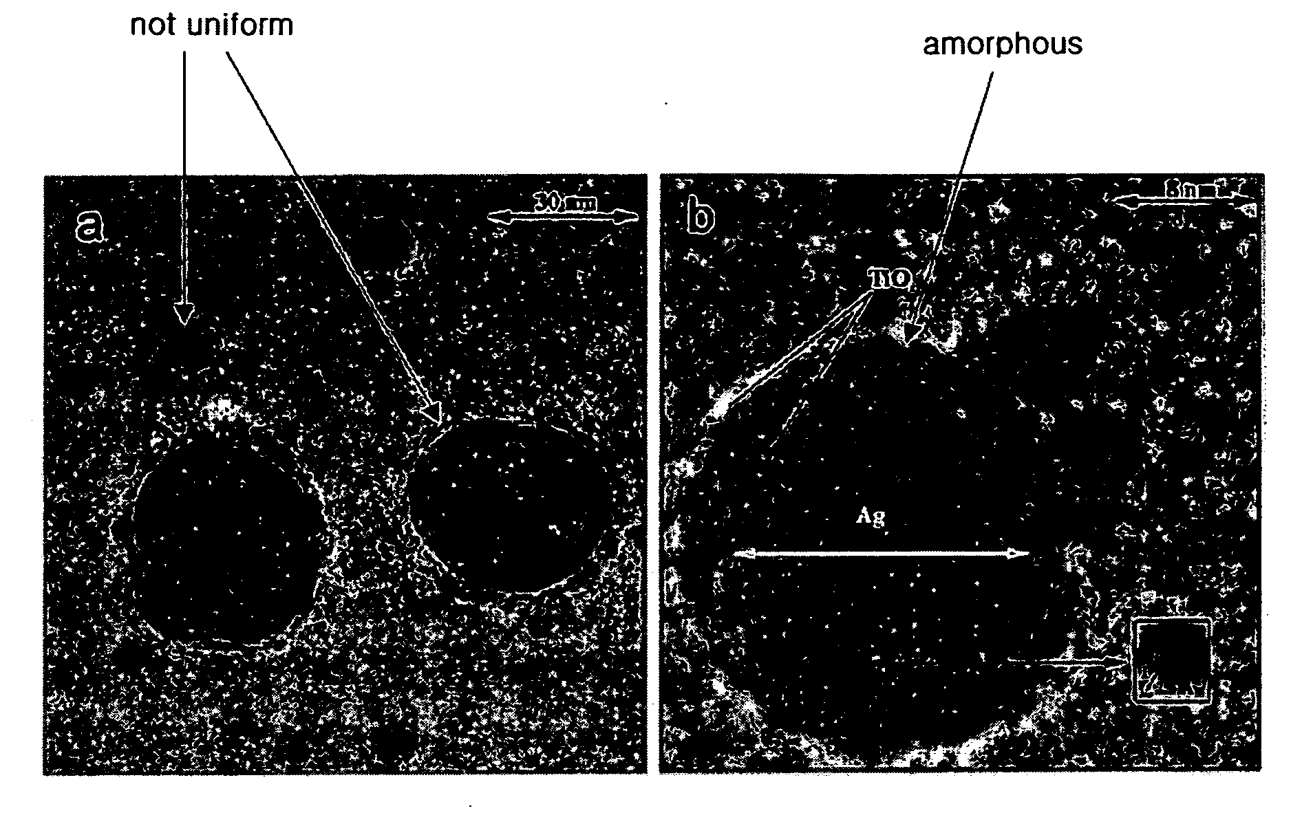 Core-shell type nanoparticles and method for preparing the same
