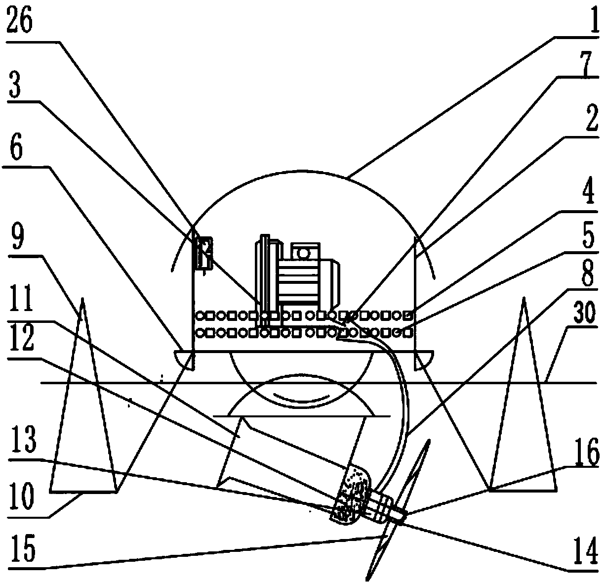 Purification, oxygenation, air floatation and aeration device