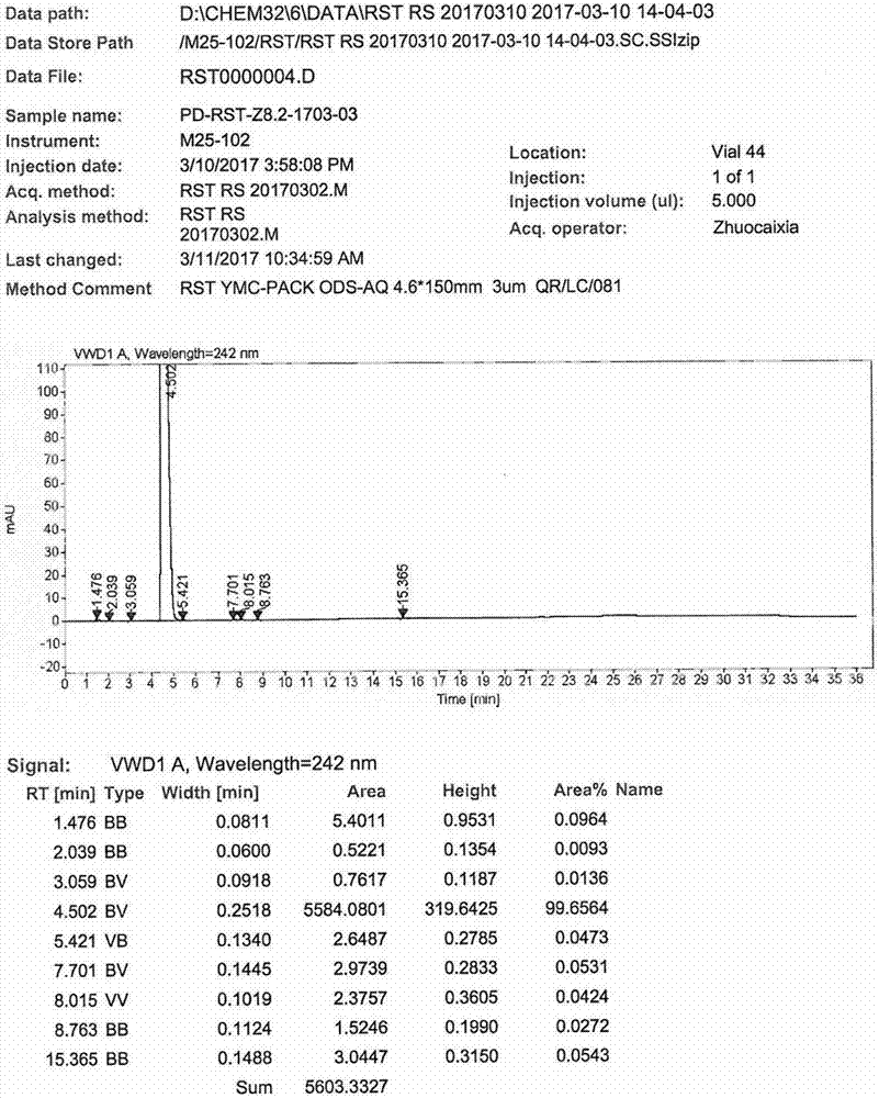 Synthesis method of rosuvastatin calcium intermediate