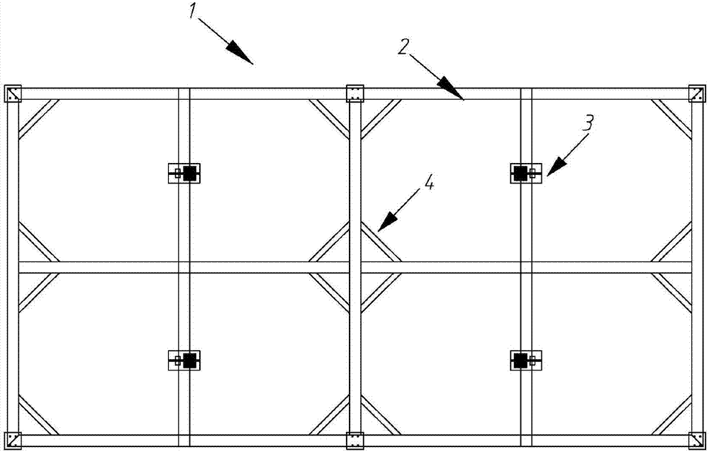 Horizontal and vertical integrated transportation hoisting device for large-scale electromechanical equipment