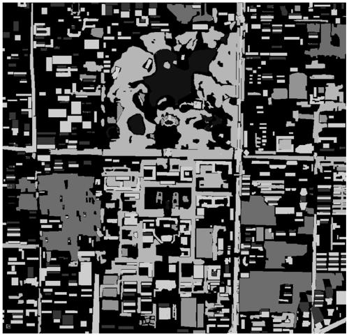 Multi-source remote sensing image pixel-by-pixel classification method based on correlation fusion network