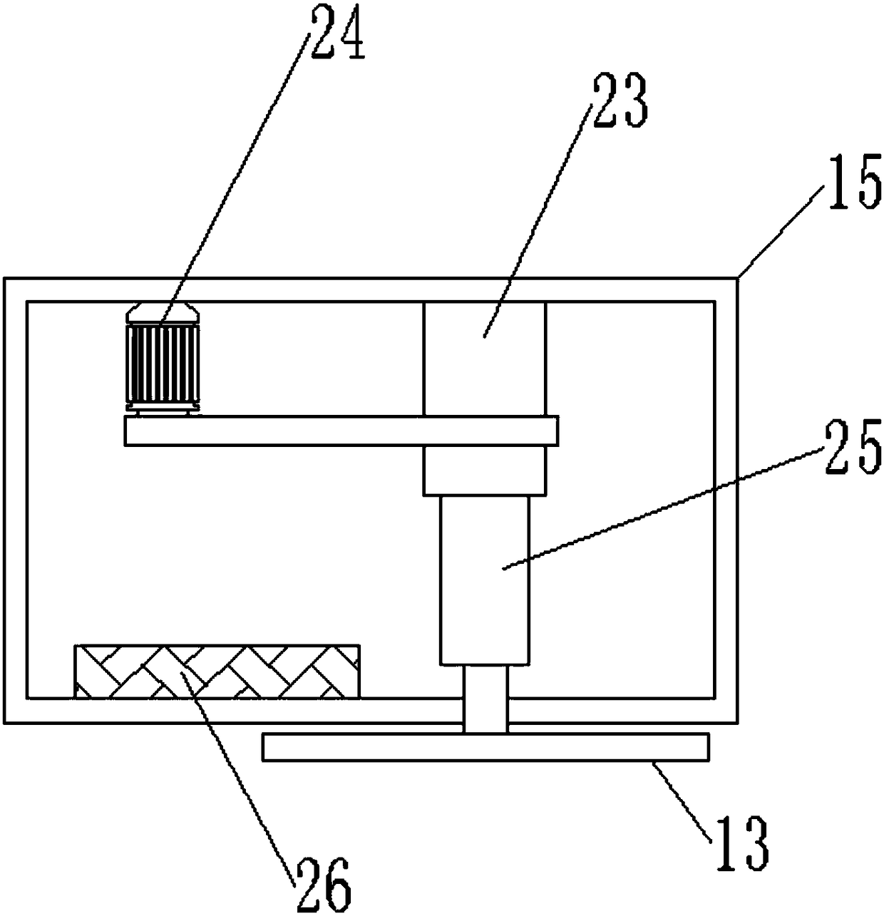 Welding device with convenience in heat dissipation for communication equipment production