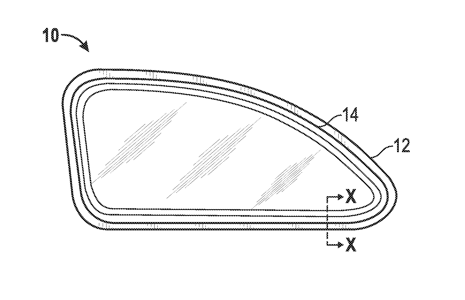 Elastically deformable flange locator arrangement and method of reducing positional variation