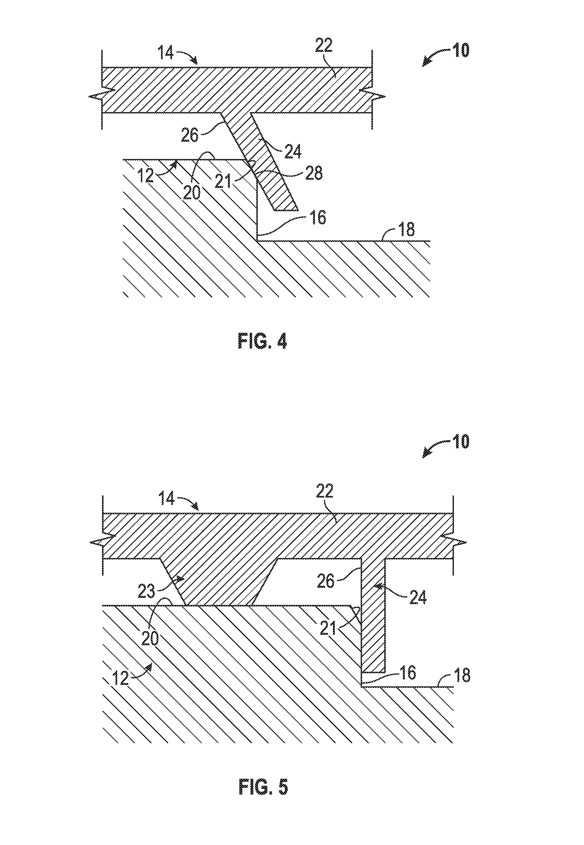 Elastically deformable flange locator arrangement and method of reducing positional variation