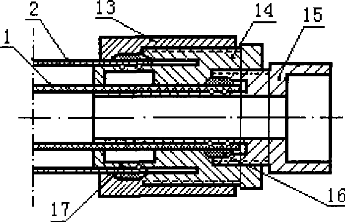 Multi-wall interlayer hollow plastic heat preserving and cold insulating pipeline