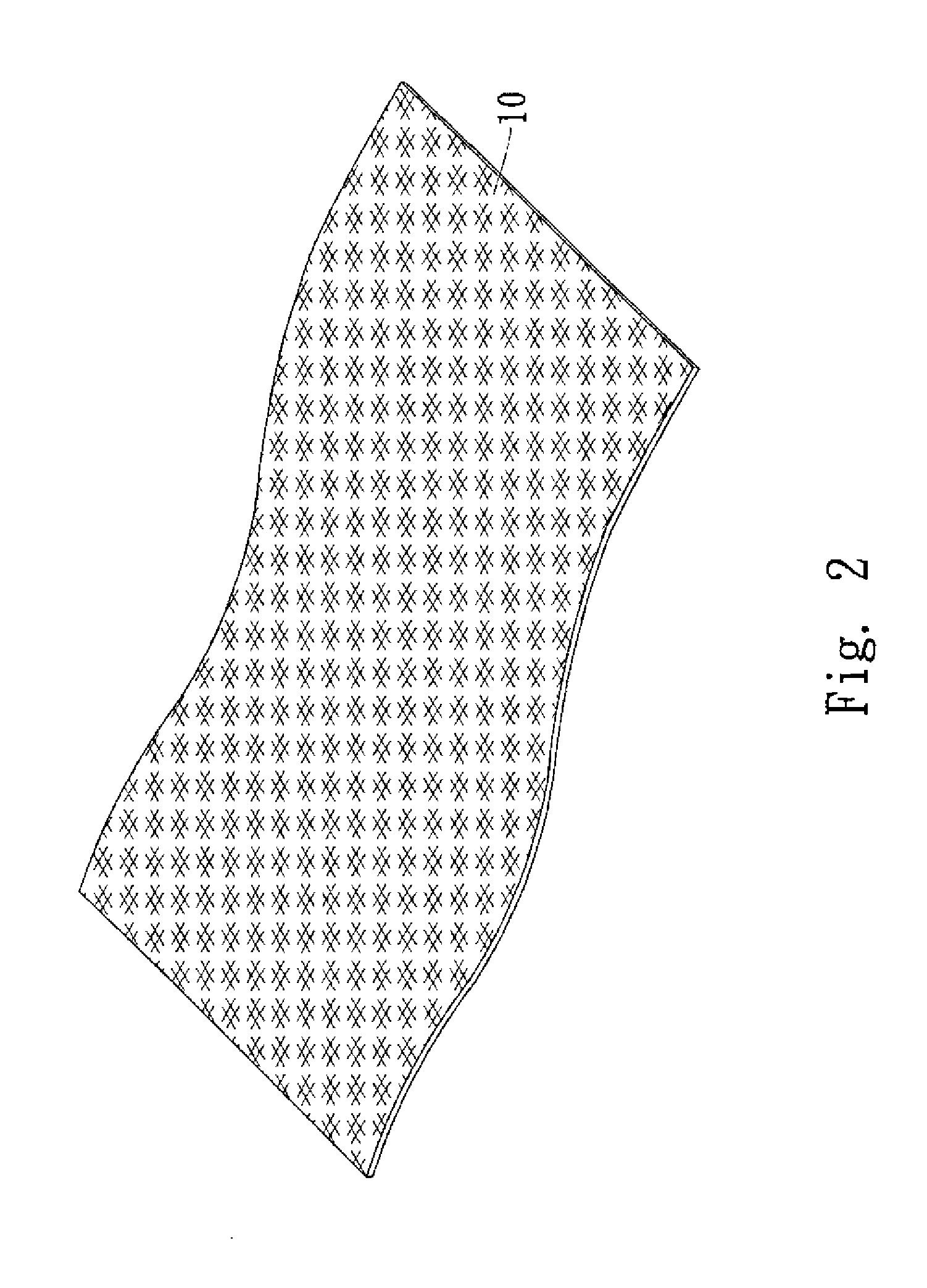 Moisture absorptive and perspiratory cloth structure