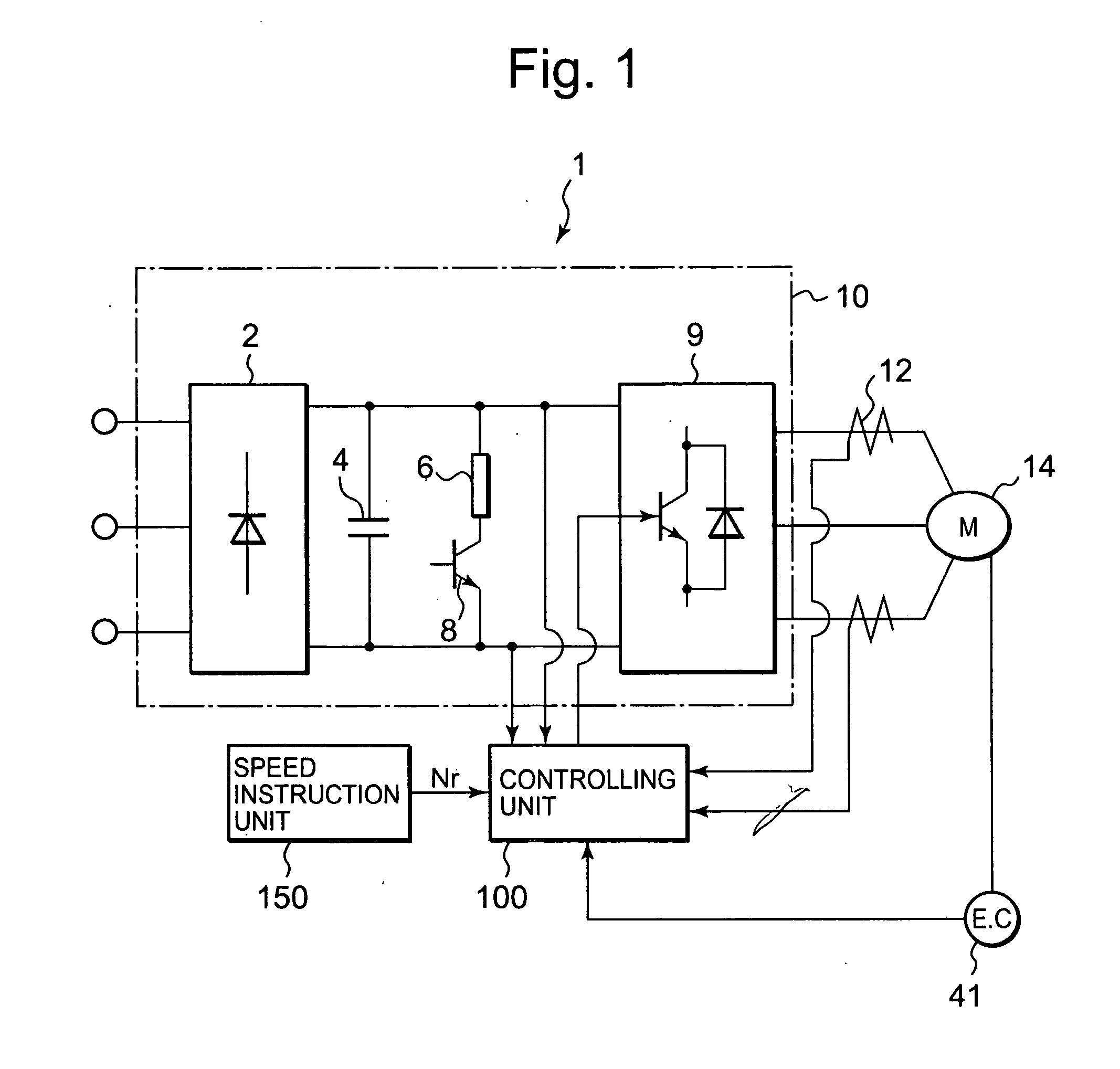 Control device for permanent magnet synchronous motor