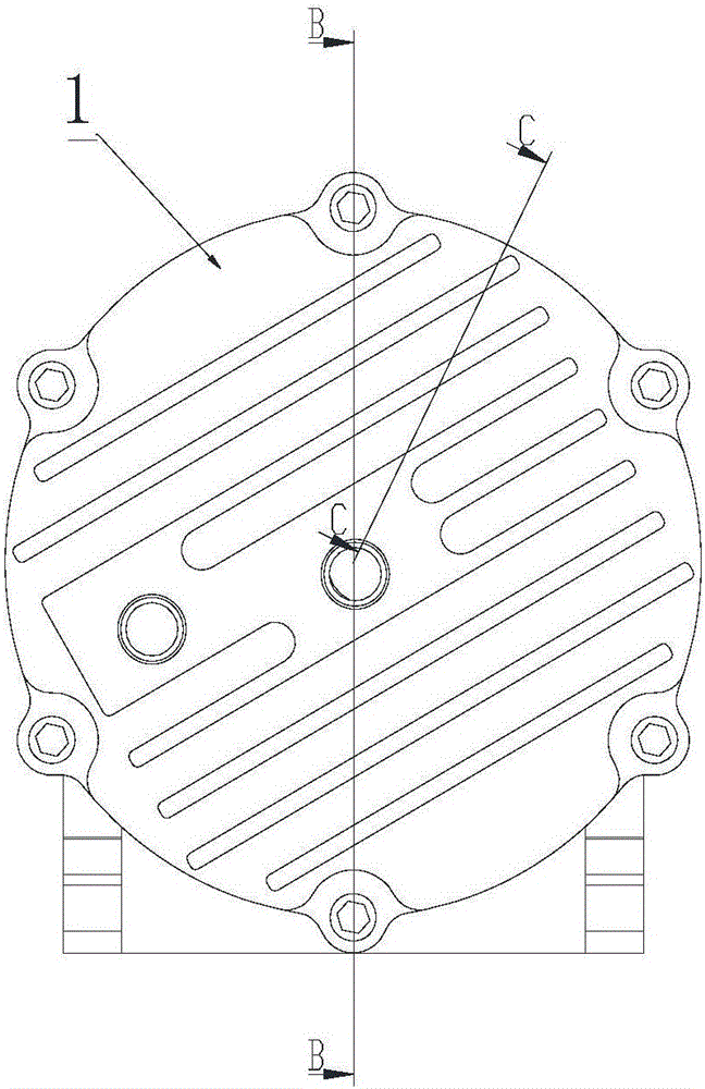 An oil-free scroll air compressor