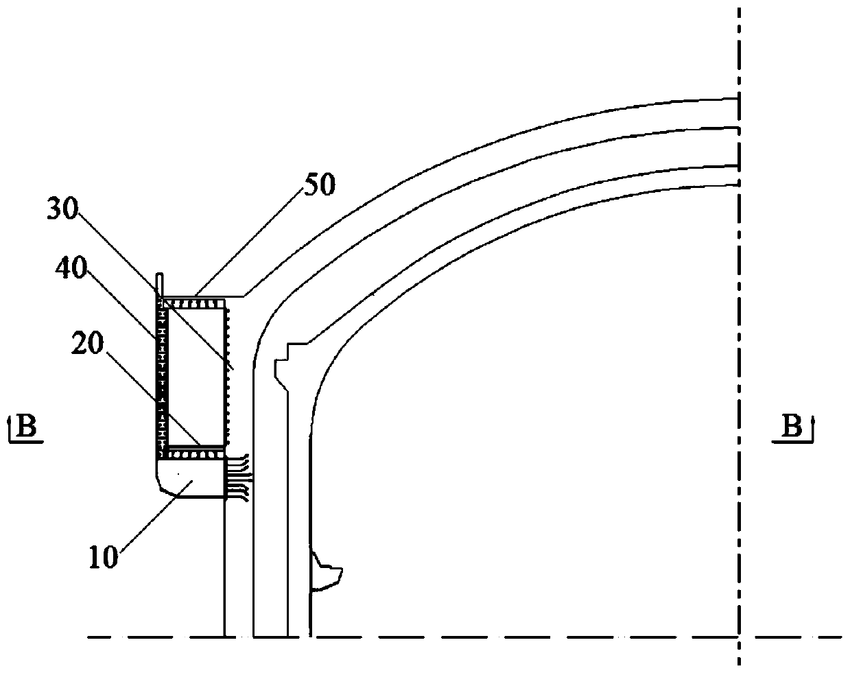 Construction method for passive water tank of nuclear power plant