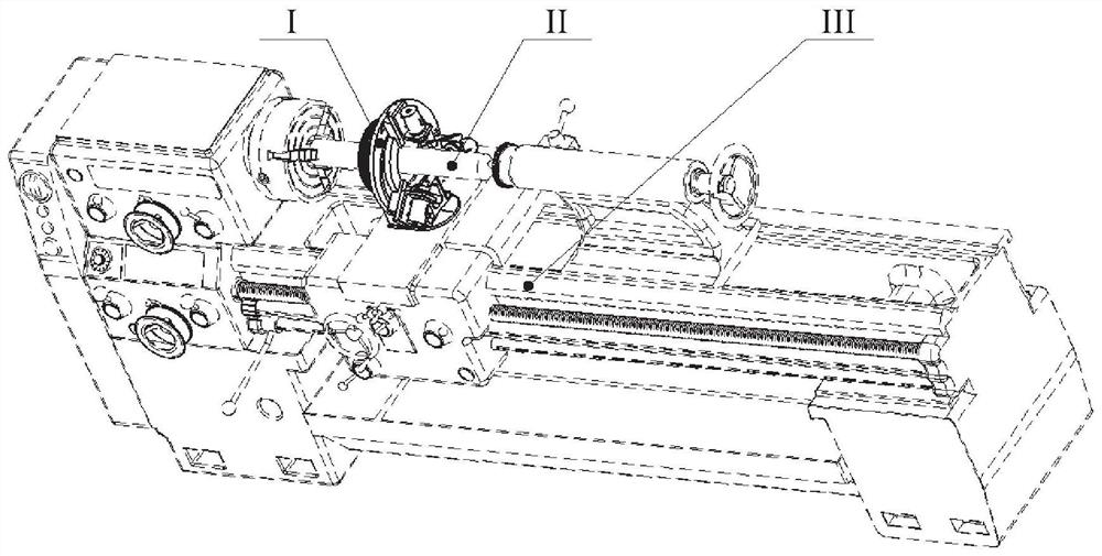 Shaft part surface strengthening device capable of realizing constant-pressure self-balance and machine tool