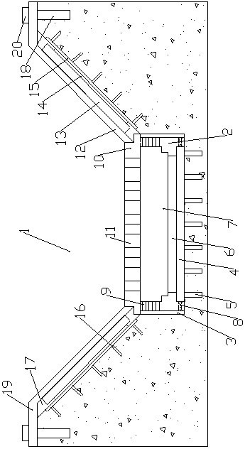 Inclined plane anti-seismic and disaster-avoiding supporting structure and anti-seismic and disaster-avoiding method thereof