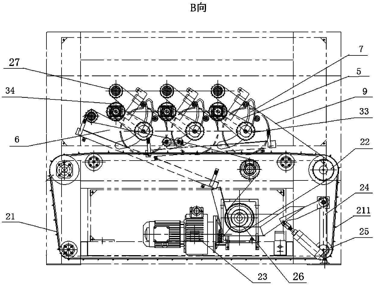 Ham rolling machine