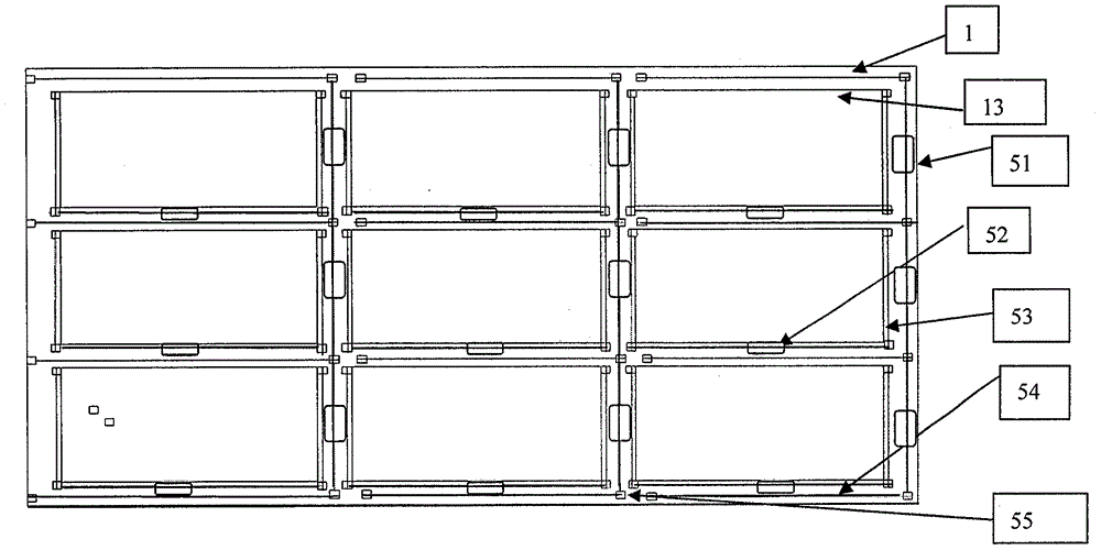 Vehicle storage/taking translation surface based on rail translation