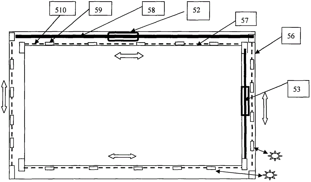 Vehicle storage/taking translation surface based on rail translation