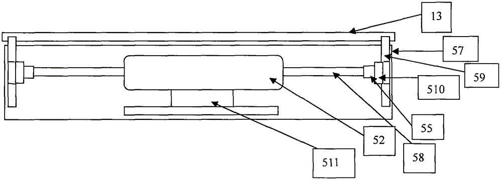 Vehicle storage/taking translation surface based on rail translation