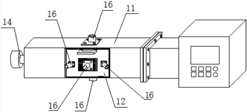 Material performance testing device and material performance testing system